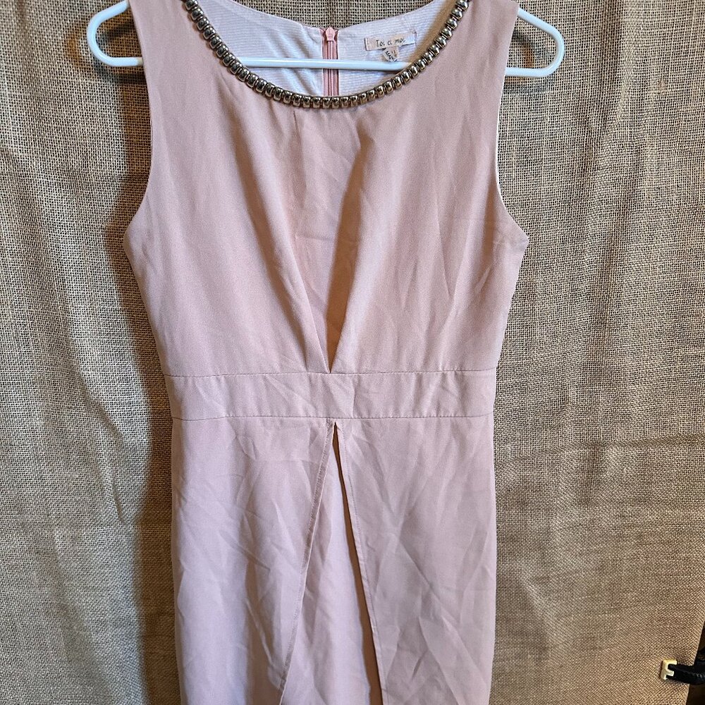 D-8 Toi Et Moi Minidress, Pink Size Small